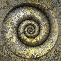 Image showing petrification spiral