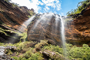 Image showing waterfall at the Blue Mountains Australia