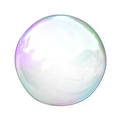 Image showing soap bubble background illustration