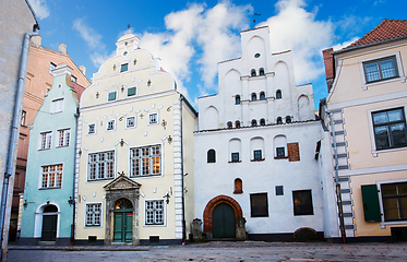 Image showing Houses in old town, Riga