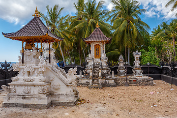 Image showing Small Hindu Temple, Nusa penida island, Bali Indonesia