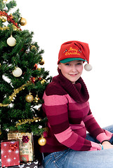 Image showing Happy Christmas girl 