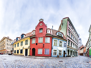 Image showing Streets of Riga Old Town, Latvia