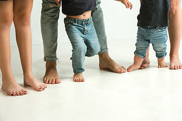 Image showing Young family spending time together