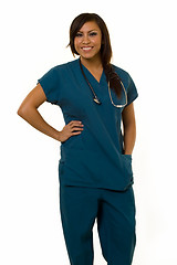 Image showing Young Hispanic Nurse