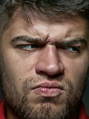 Image showing Close up portrait of young caucasian man