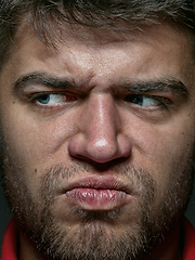 Image showing Close up portrait of young caucasian man