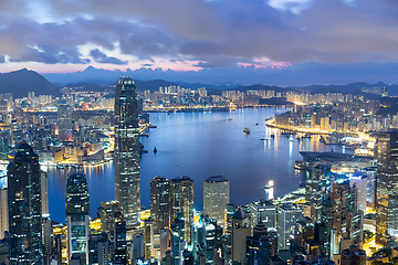 Image showing Hong Kong sunrise