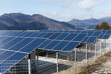 Image showing Solar energy panel power plant