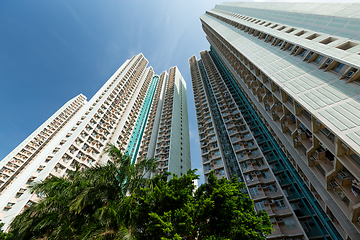 Image showing Residential building to the sky