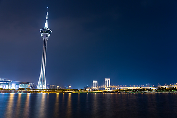 Image showing Macau city at night