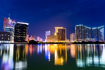 Image showing Macao skyline at night