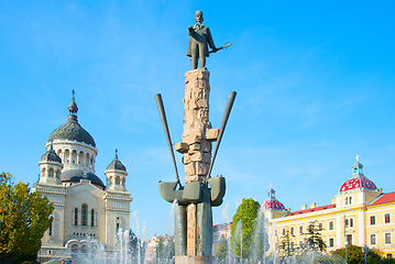 Image showing Avram Lancuand square, Cluj-Napoca