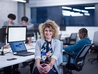 Image showing portrait of young female software developer