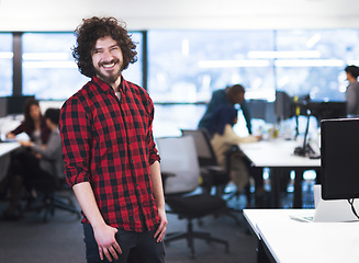 Image showing Portrait of smiling male software developer