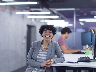 Image showing portrait of young female software developer