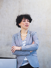 Image showing Portrait of successful female software developer