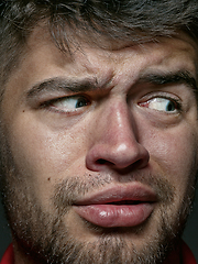 Image showing Close up portrait of young caucasian man