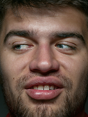 Image showing Close up portrait of young caucasian man