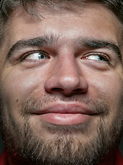 Image showing Close up portrait of young caucasian man