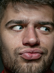 Image showing Close up portrait of young caucasian man