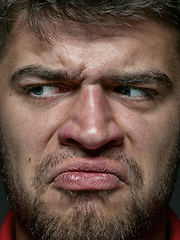 Image showing Close up portrait of young caucasian man