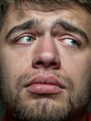 Image showing Close up portrait of young caucasian man