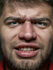 Image showing Close up portrait of young caucasian man