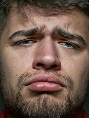 Image showing Close up portrait of young caucasian man