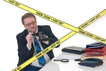 Image showing CSI crime scene investigator