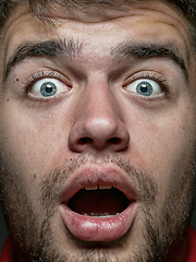 Image showing Close up portrait of young caucasian man