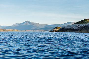 Image showing Beautiful view on norwegian fjords