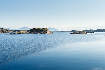 Image showing Beautiful view on norwegian fjords