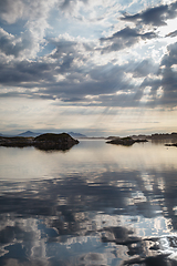 Image showing Beautiful view on norwegian fjords