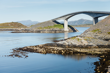 Image showing atlantic road bridge in Norway