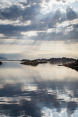 Image showing Beautiful view on norwegian fjords