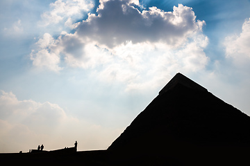 Image showing Pyramids at Giza Cairo Egypt