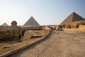 Image showing Pyramids at Giza Cairo Egypt