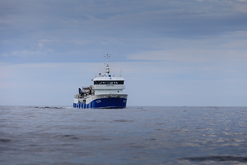 Image showing boat in fords Northen sea