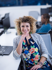 Image showing portrait of young female software developer