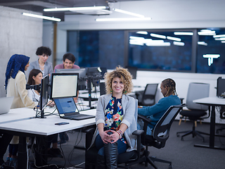 Image showing portrait of young female software developer