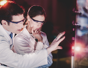 Image showing Engineers focusing on the discovery