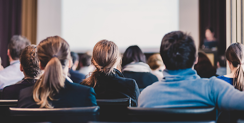 Image showing Audience in the lecture hall.