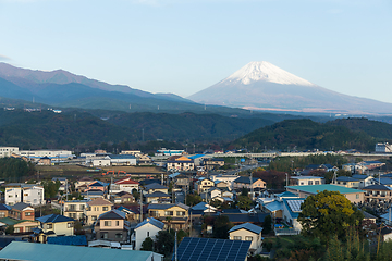 Image showing Mt. Fuji in Shizuoka city