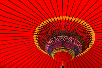 Image showing Traditional Red umbrella