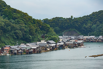 Image showing Fisherman Village in Kyoto of Japan