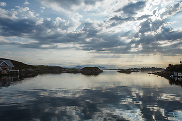 Image showing Beautiful view on norwegian fjords