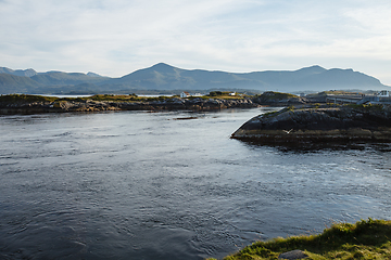 Image showing Beautiful view on norwegian fjords