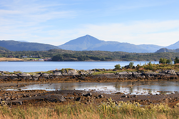 Image showing Beautiful view on norwegian fjords