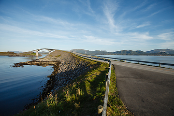 Image showing atlantic road bridge in Norway